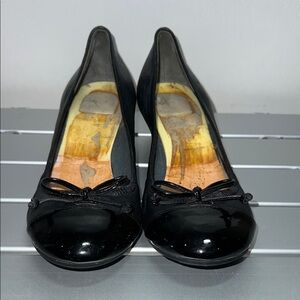 Cole Haan Air Tali Black/Patent Leather with NikeAir Soles Women's Shoes 6.5